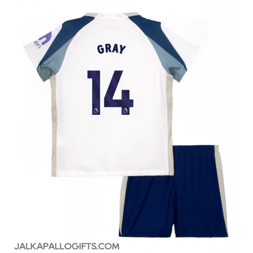 Tottenham Hotspur Archie Gray #14 Koti Peliasu Lasten 2025-26 Lyhythihainen (+ Lyhyet housut)